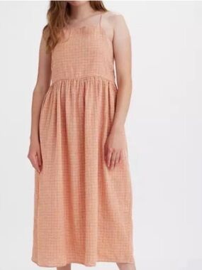 Levi’s Small Dress Amilijia Jessica Plaid Autumn Leaf with Pockets NWT
